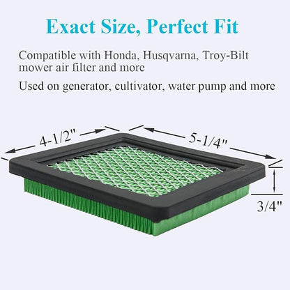 HOODELL 2 Pack 17211-zl8-023 Air Filter, Compatible - Image 6