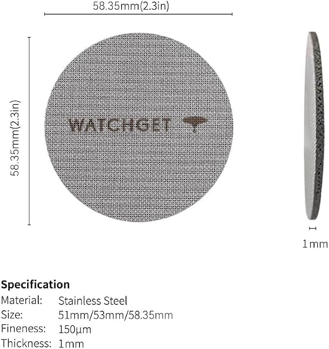 watchget 58.35mm Espresso Puck Screen, Lower Shower Screen 1mm Thickness 150μm - Image 2