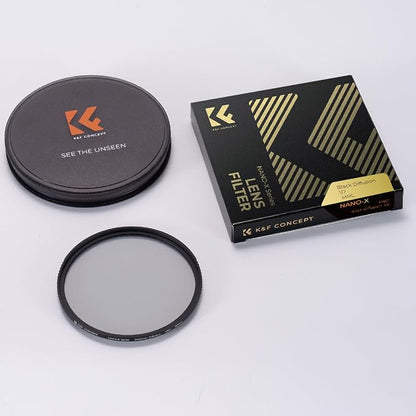 K&F CONCEPT 62mm Black Diffusion 1/2 Filter Mist Cinematic Effect Lens Filter - Image 8