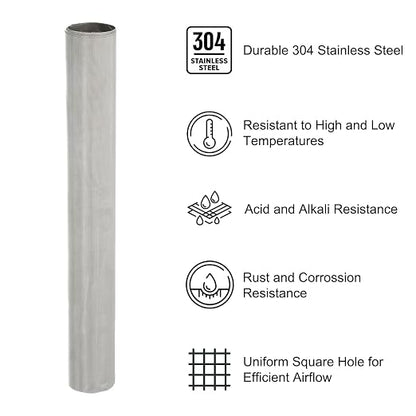 PATIKIL 40" L x 16" W Woven Wire Mesh, 300 Mesh 304 Stainless Steel Air Vent - Image 3