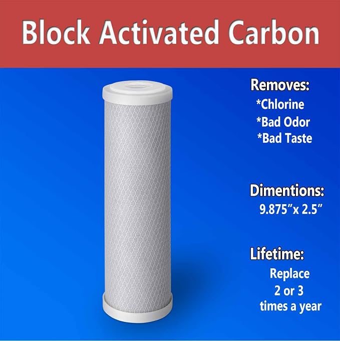 6 Standard Coconut Shell Block Carbon & 6 Four Layers of Filtration - Image 5