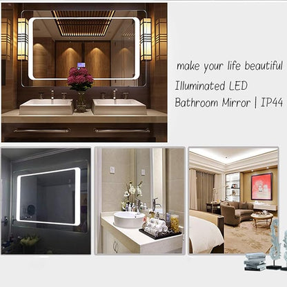 LED Bathroom Mirror with Lights Sensor Switch Bathroom Mirror with Demister Pad - Image 8
