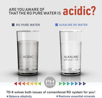 Frizzlife TD-9 Alkaline Remineralization Under Sink Inline Water Filter - Image 4
