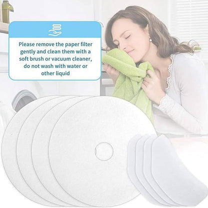 REDYY 40 Pieces Cloth Portable Dryer Exhaust Filters Set Universal Dryer Lint - Image 4