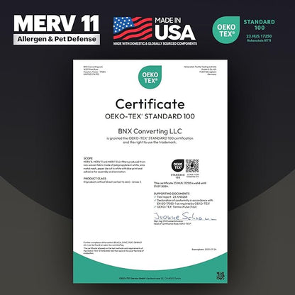 BNX TruFilter 12x12x1 Air Filter MERV 11 - Image 6
