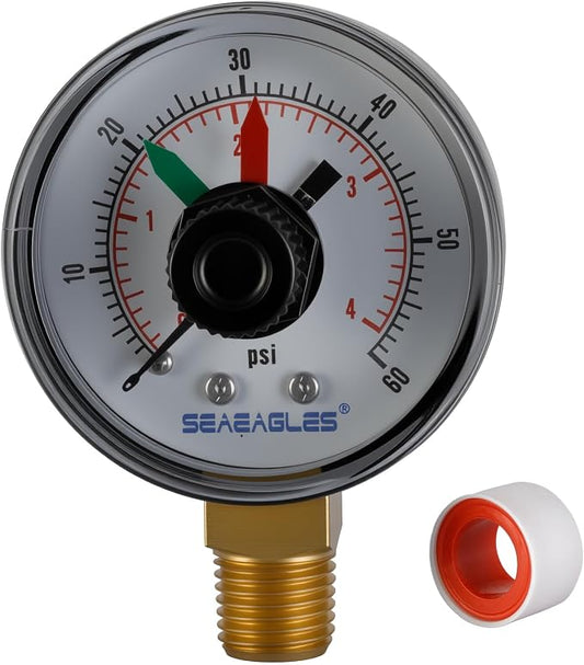 DECX271261 Boxed Pressure Gauge by SeaEagles