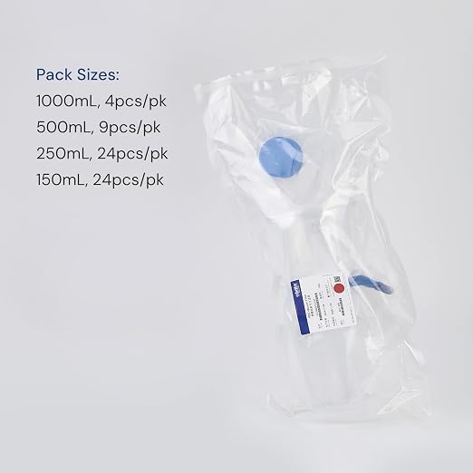 Pack of 4 Diposable Vacuum Filter Units 1000mL 0.2μm PES Hydrophilic Membrane - Image 6