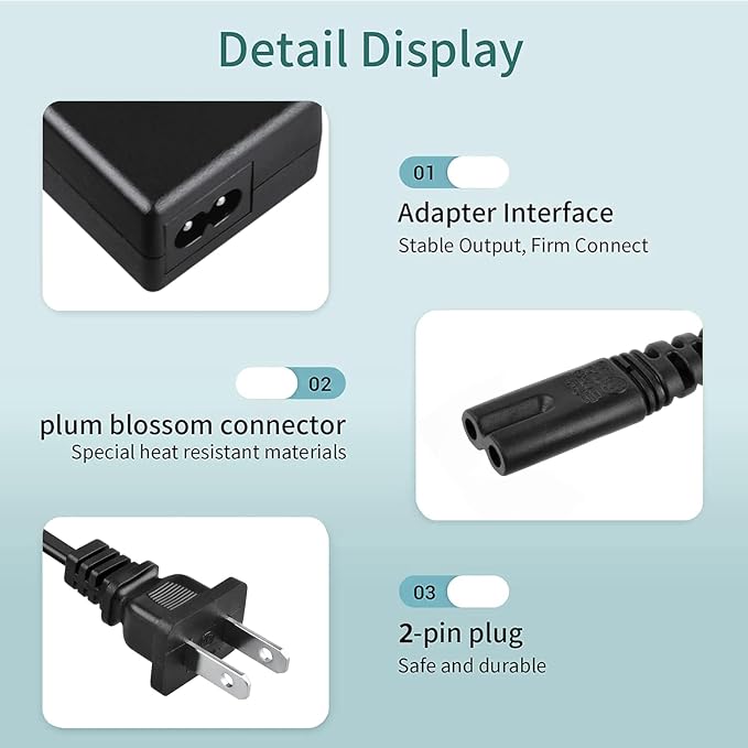 24V AC/DC Adapter Compatible - Image 3
