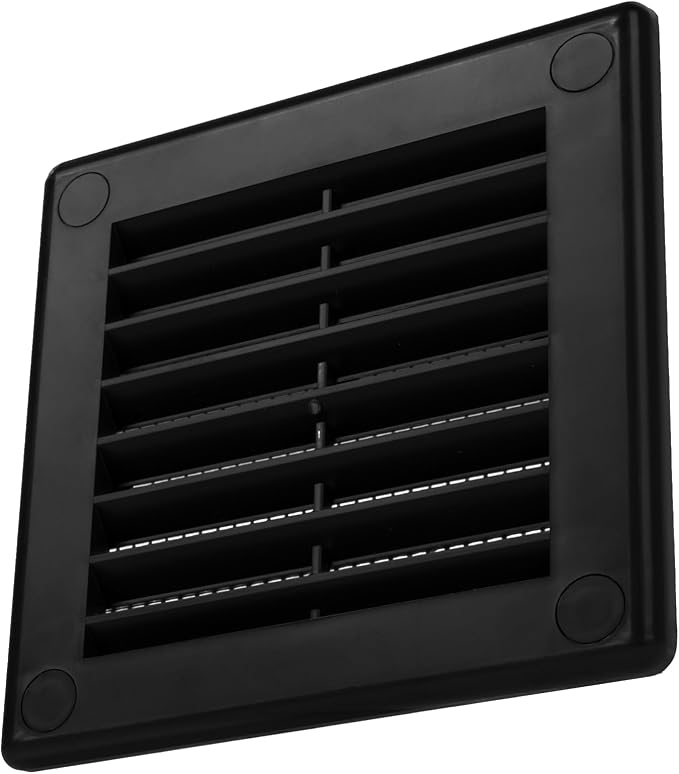 Vent Systems 3" x 3" Black Plastic Soffit Vent Cover - Image 7