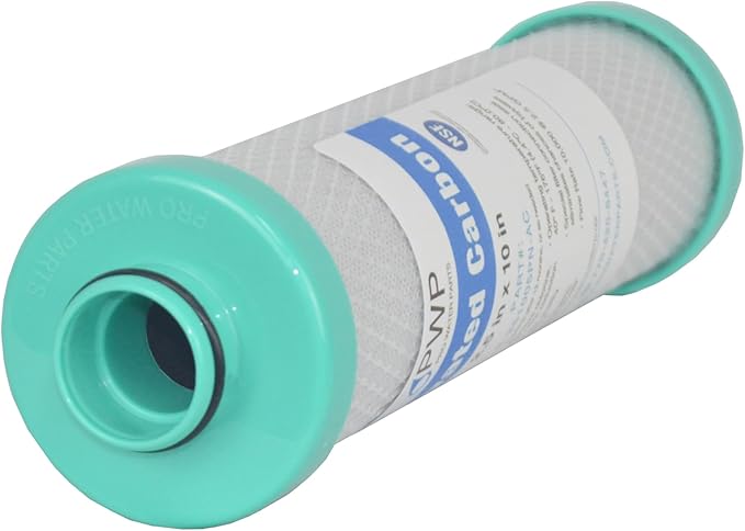 2 Pack 2.5 x 10" RV Water Filter Replaces FRE-10-GN Activated Carbon Block - Image 2