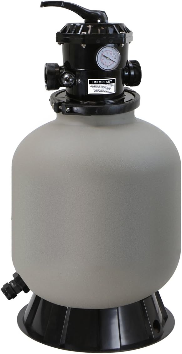 XtremepowerUS 16" Above Inground Swimming Pool Sand Filter System 7-Way by XtremepowerUS