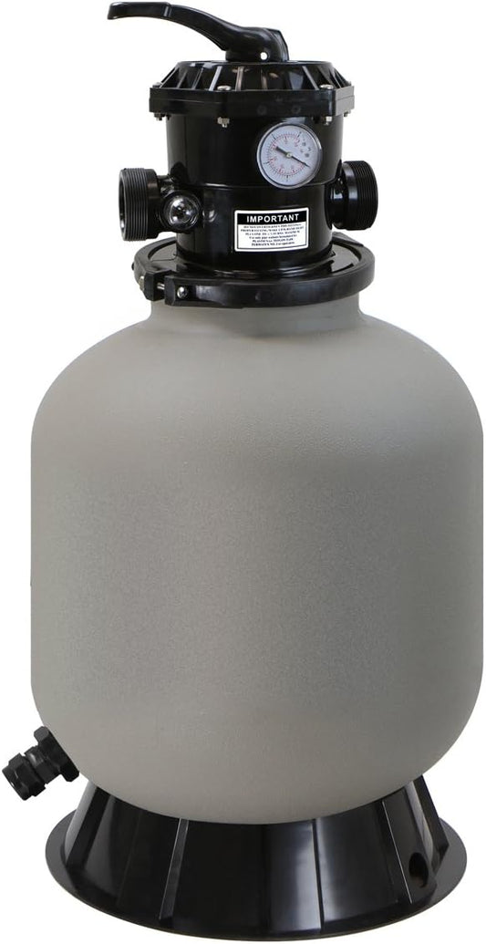 XtremepowerUS 16" Above Inground Swimming Pool Sand Filter System 7-Way by XtremepowerUS