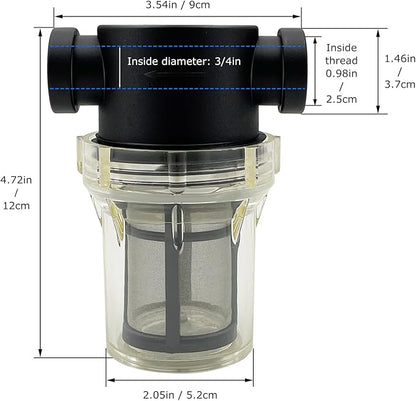 3/4" Female NPT in-Line Strainer - Image 2