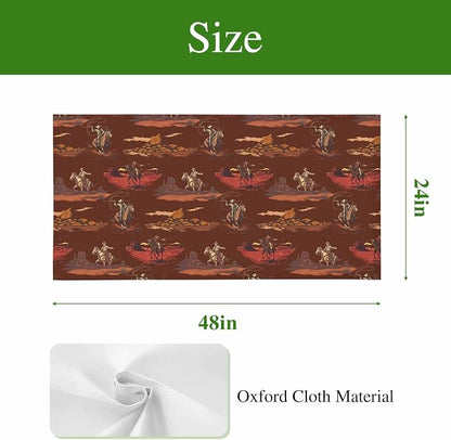 Cowboys Horses 3 Pcs Fluorescent Light Covers 4 x 2 Feet, Desert Ethnic Winds - Image 9