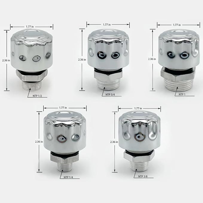 1/4" NPT Breather Cap with 40 Micron Filtration | C-Type Hydraulic Tank Cap & - Image 4