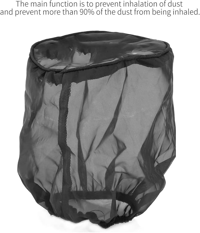 Plplaaoo Universal Air Filter Protective Cover – Black Dustproof Air Intake - Image 3