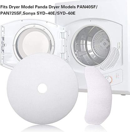 Imncya 25 Pcs Compatible Cloth Dryer Filter Set, Cloth Dryer Replacement - Image 3