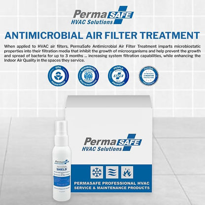 PermaSafe HVAC Solutions, Antimicrobial Air Filter Treatment, Odor Inhibitor - Image 2
