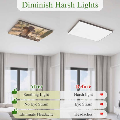 4 Pack Fluorescent Light Cover, Cowboy Western Light Covers - Image 6