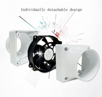 Inline Extractor Duct Fan with Speed Controller 3 Inch/75mm Air Diffuser - Image 3