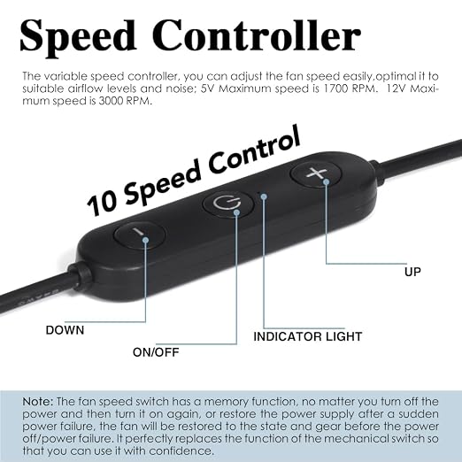 Quiet 120mm USB 5V/12V DC Fan - Image 4