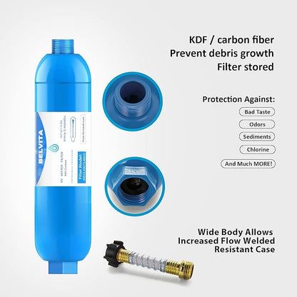 RV inline water filter with Flexible Hose Protector, Dedicated - Image 6