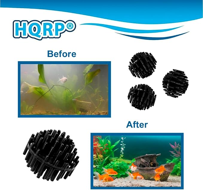 HQRP 50 pcs Bio Balls Filter Media 1.5 Inch - Image 3