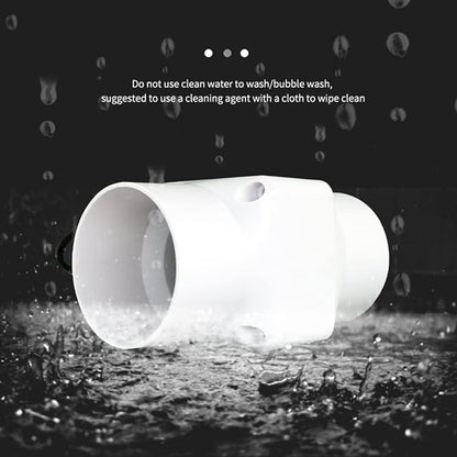 3 Inch Inline Duct Fan 53 Cfm Extractor Fan 12V Plastic Blower Air Exhaust - Image 5