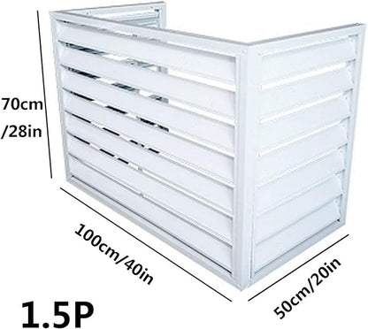 Freestanding Louvered Space Divider, outdoor garbage can enclosures, balcony - Image 2