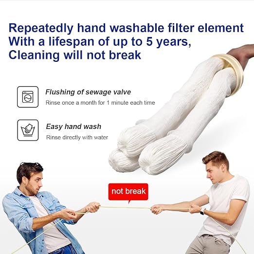 Under Sink Water Filter System Reduces 99% of Contaminants>0.01μm, 4.4GPM/26K - Image 7