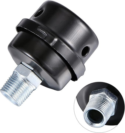 Pack of 2 1/2" Thread Male Thread Diameter 20mm Air Compressor Silencer Filter - Image 4