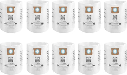 10 Pack Shop Vac 10-14 Gallon Vaccum Bags, ALYYDBG Type F 90662 9066200 9066233 by ALYYDBG