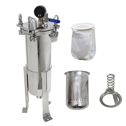 #3 Bag Filter Housing 304 Stainless Steel Filter Solid-Liquid Separation Tool - Image 3