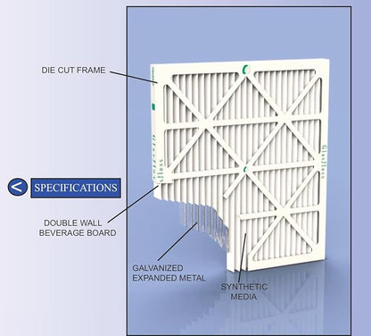 Glasfloss ZL 20x25x1 MERV 13 Air Filters - Image 3