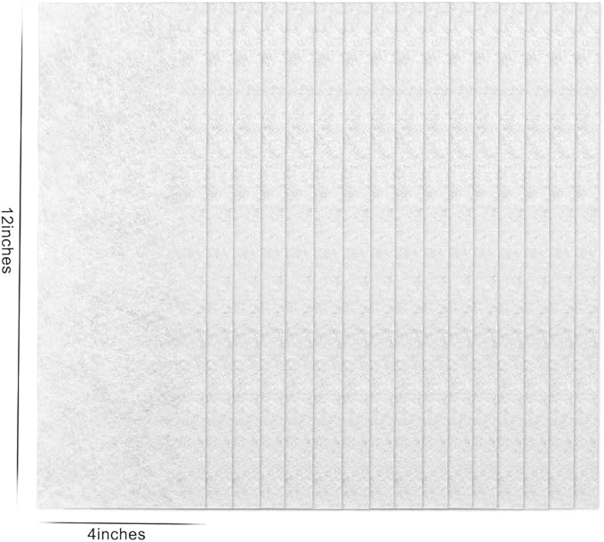 20 Pcs 12 x 4 In Air Vent Filters - Image 2