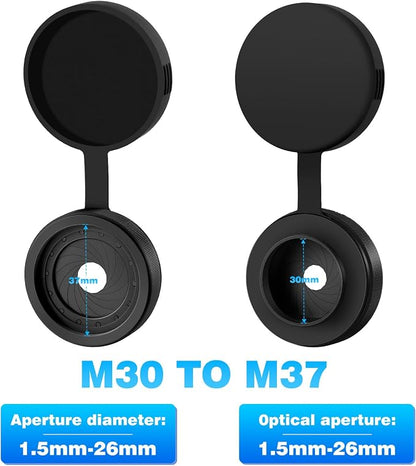 PVS14 Adjustable Iris Aperture Diaphragm Filter Pack M30 to M37 Iris Aperture - Image 2