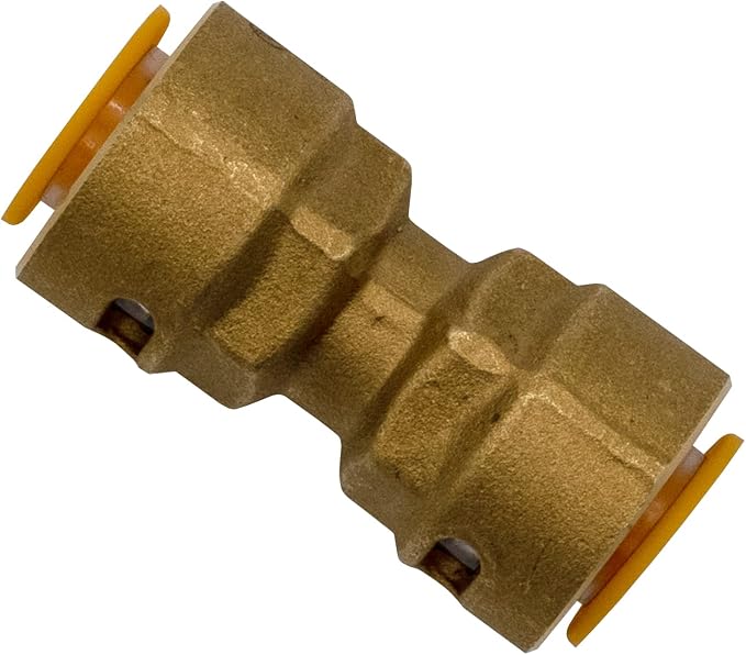 Supplying Demand SB1 3/8 Inch Quick Connect HVAC Brass Coupler Fitting - Image 3