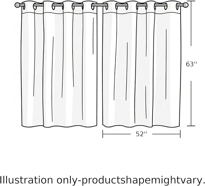 2 Panel Kitchen Cafe Curtains, Desert Camel Sunlight Filtering Nature Air - Image 9