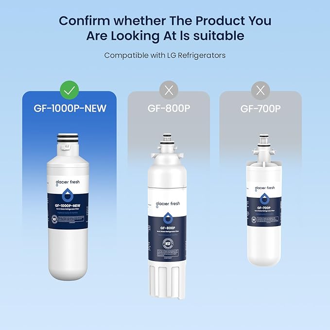GLACIER FRESH Water Filter LT1000PC Replacement - Image 7