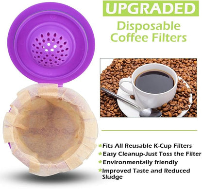 CAPMESSO Disposable Coffee Paper Filters Replacement Kerig Filter Compatible - Image 4