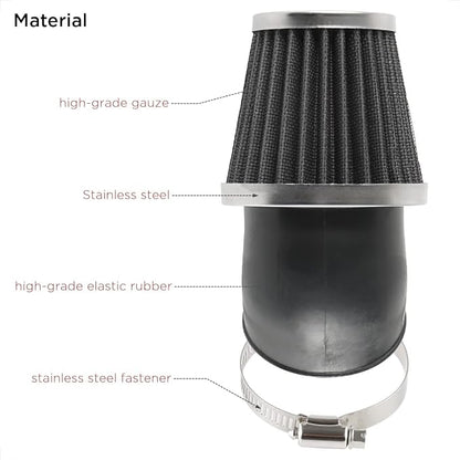 Evermotor Motorcycle Air Filter, 41mm 42mm 43mm Filter - Image 5