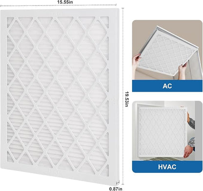 16x20x1 MERV 11 Air Filter, Quality AC/HVAC Furnace Filter，1 Reusable ABS Frame - Image 2