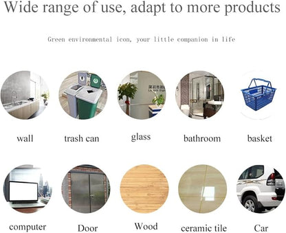 GLEAVI 1Set Waste Sorting Stickers Self Adhesive Garbage Bin Decals - Image 2