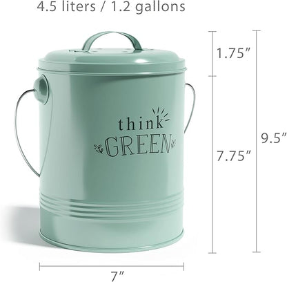 Barnyard Designs Compost Bin for Kitchen Counter - Image 3