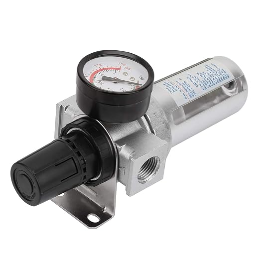 1/2" NPT Air Filter Regulator 0-150Psi - Image 9