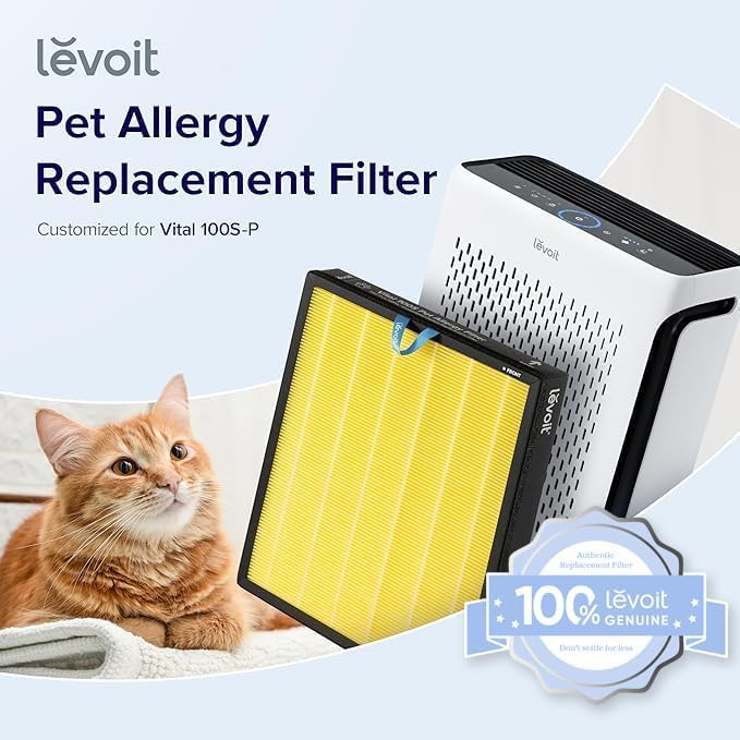 LEVOIT Genuine Vital 100S-P Air Purifier Pet Allergy Replacement Filter - Image 2