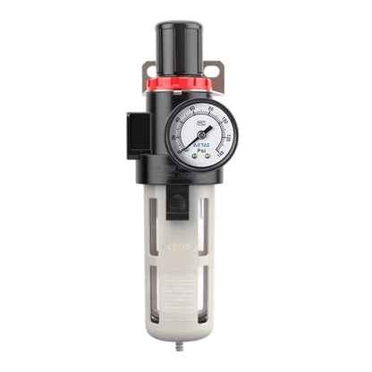 Compressed Air Pressure Filter Regulator Airtac BFR3000-C 3/8'' NPT 0-140 PSI - Image 2