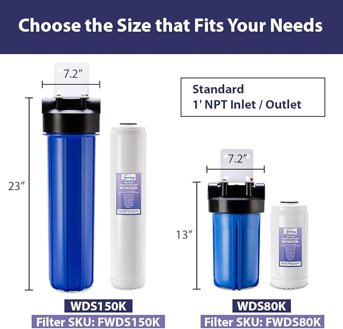 iSpring Whole House Water Filter, Whole House Water Filtration System, Filter - Image 2