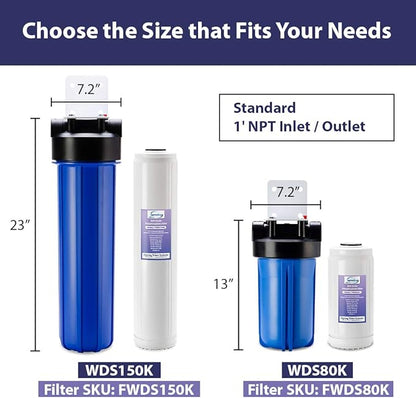 iSpring Whole House Water Filter, Whole House Water Filtration System, Filter - Image 2