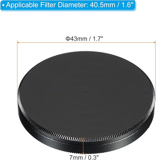 PATIKIL 40.5mm Lens Cap, Camera Lens Cap Cover Universal Front Metal Lens - Image 2
